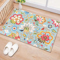 Floral 2x3 Small Rugs for Entryway