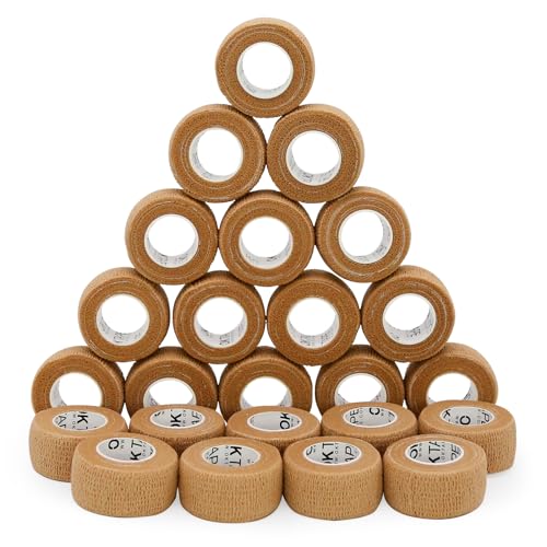 Self Adherent Cohesive Bandages Wrap 24Packs 1" x 5 Yards (24 Count)