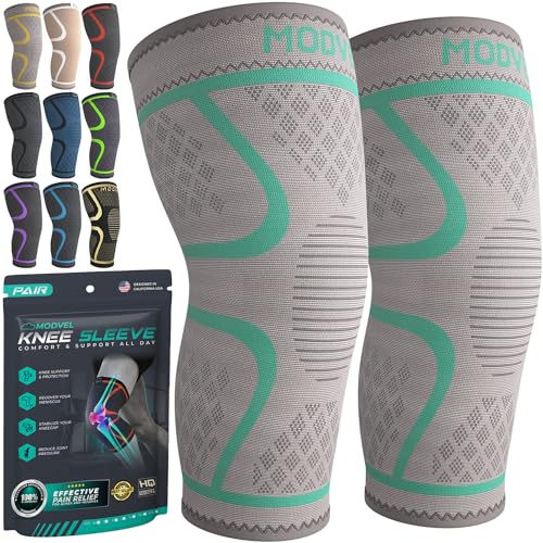 Compression Knee Brace for Women & Men (2 Count)