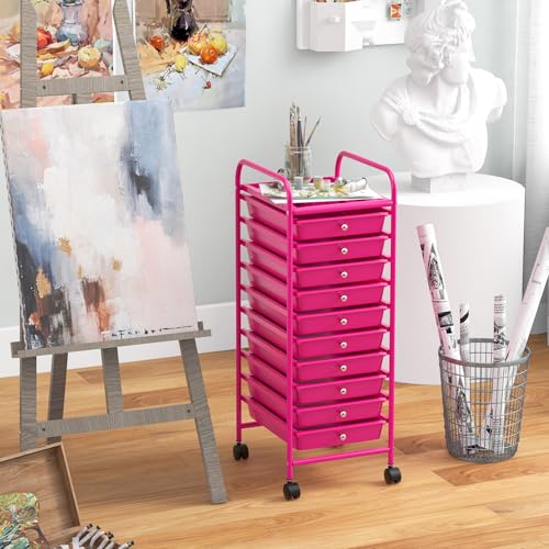 10 Drawer Storage Cart w