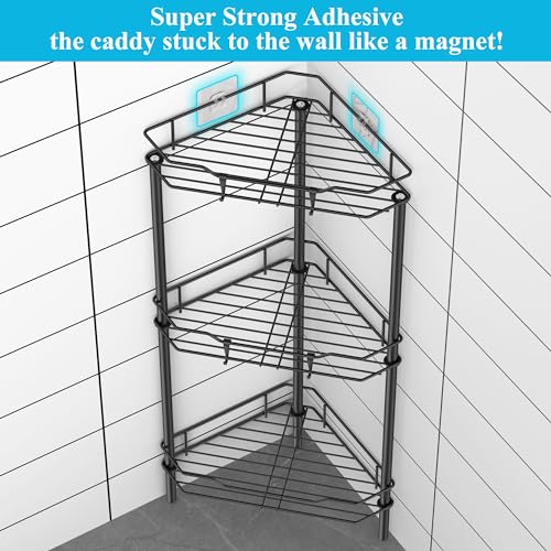 Metal Floor Standing Corner Shower Caddy