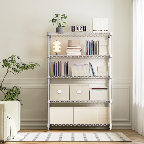 5 Tier Heavy Duty Metal Storage Shelving Unit