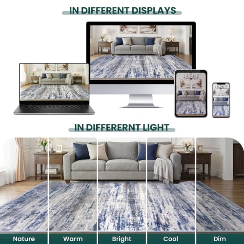 Modern Washable Rug Runner 2x5 Hallway Rug Runner Grey