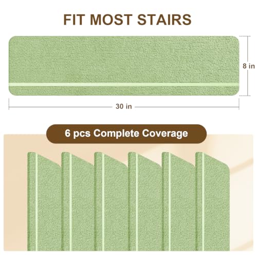 Non Slip Stair Treads for Wooden Steps Indoor