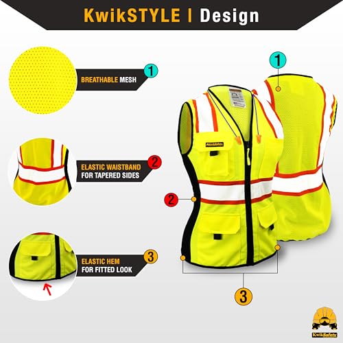FIRST LADY Safety Vest Women [2PK] Class 2 (2 Count)