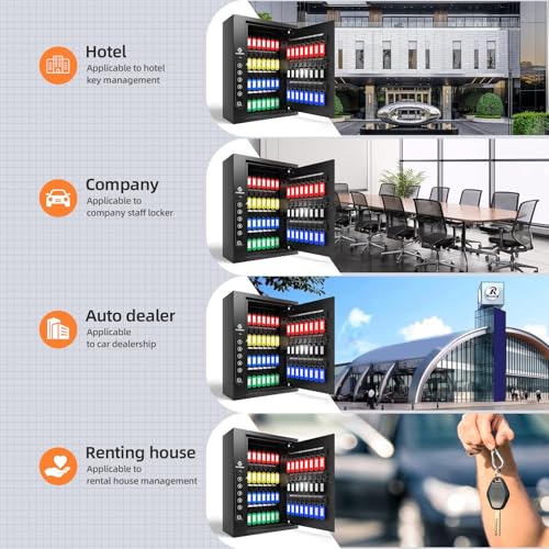 60 Key Biometric Key Lock Box
