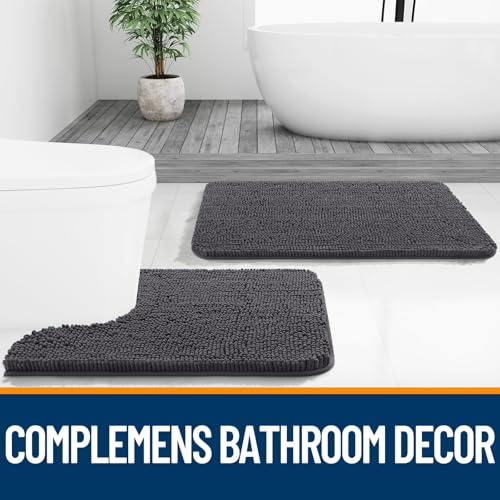 Bathroom Rugs Sets 3 Piece (11.875 Sq Ft)