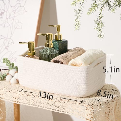 Small Storage Baskets for Organizing (4 Count)