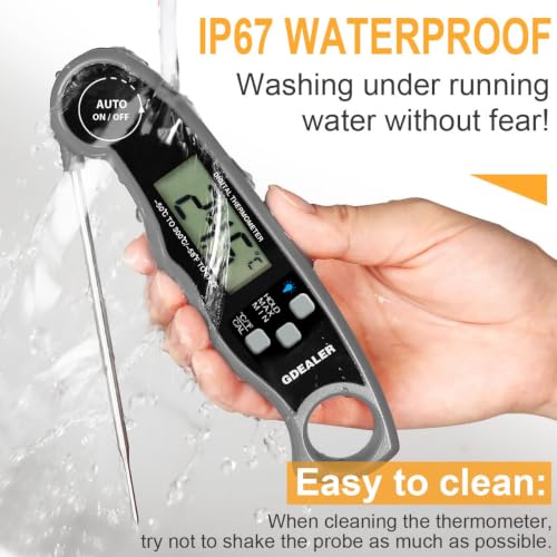 Meat Thermometer Digital Instant Read Food Thermometer Waterproof Ultra