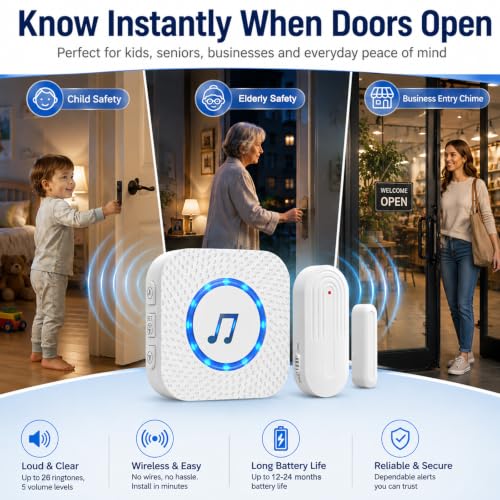 Wireless Door Chime (3.5274 Ounce)
