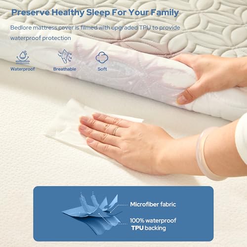 2 Pack Waterproof Mattress Protector California King Size (2 Count)