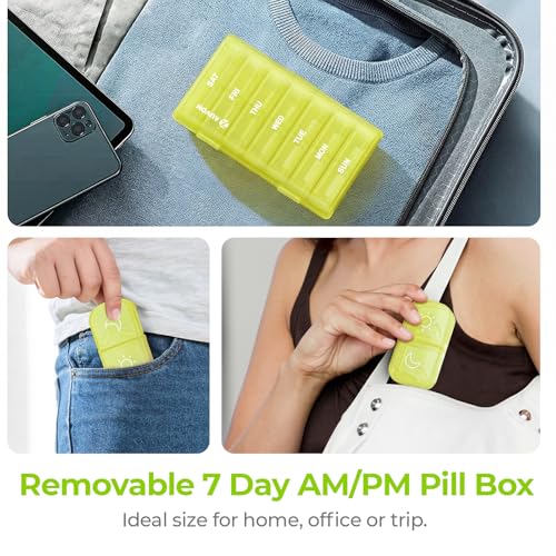 Weekly Pill Organizer 2 Times a Day