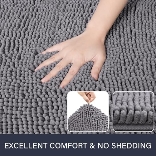 Luxury Bathroom Rug Shaggy Bath Mat 24 x 48 Inch