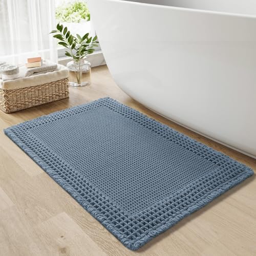 Waffle Bath Mat for Bathroom (2.8333 Sq Ft)