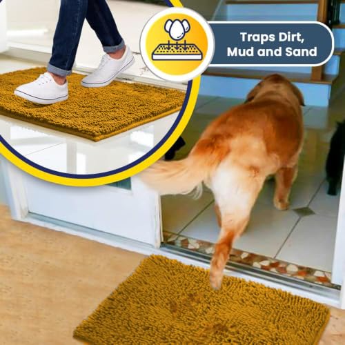 Super Water Absorbent Door Mat Indoor (16 Sq Ft)