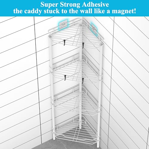 Metal Floor Standing Corner Shower Caddy