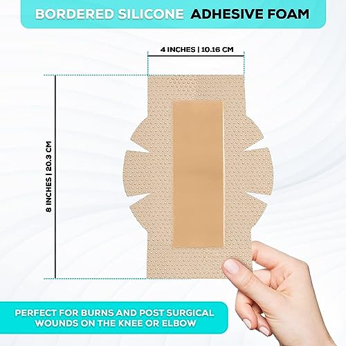 Silicone Foam Adhesive Dressing (5 Count)