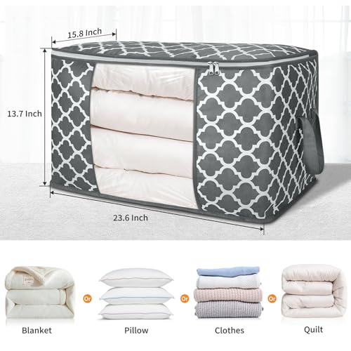 90L Large Storage Bags (6 Count)