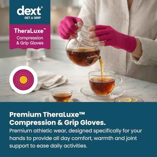 Fingerless Compression Gloves for Men & Women for Everyday Comfort & Hand Support