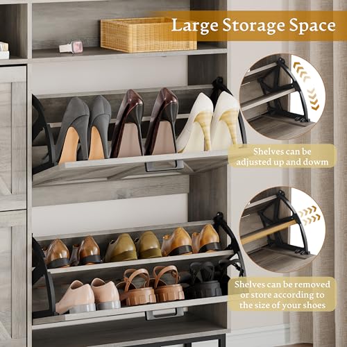 Shoe Cabinet Storage for Entryway