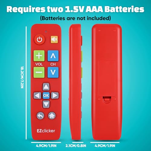 Big Button Universal TV Remote