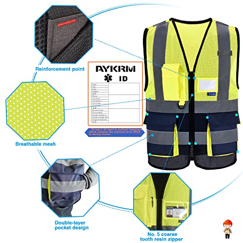 Hi Vis Mesh Vest with Multi