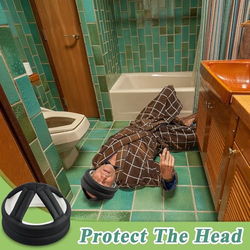 1 Pcs Anti Fall Elder Head Safety Helmet for Adults Special Needs Thick Soft Protective Hat Adjustable Seniors Fall Prevention Head Protection Cap Elderly Helmet for Injury Protection