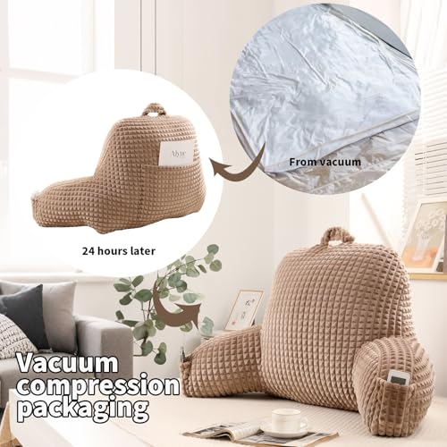 Reading Pillow with Arms for Bed Sitting