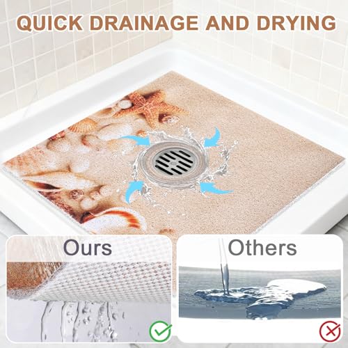 Square Shower Mat Non Slip