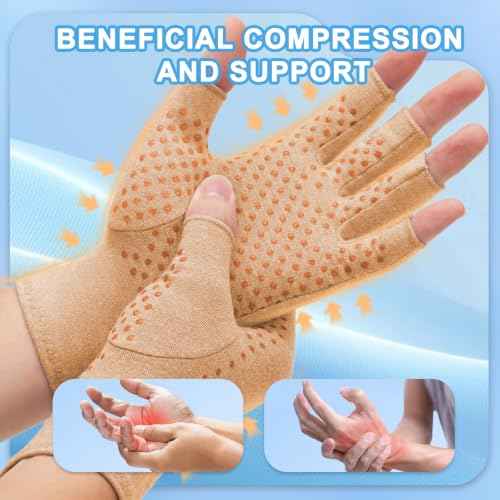 2 Pair Arthritis Compression Gloves for Hand Arthritis (2 Count)