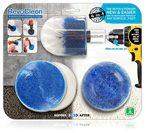 4 Piece Scrub Brush Power Drill Attachments