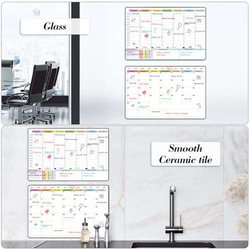 Adhesive Dry Erase Calendar for Wall
