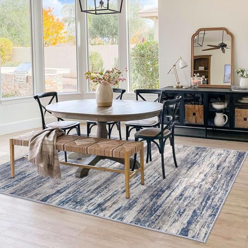 Area Rug 6x9 Modern Ombre Thin Rugs for Living Room
