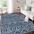 Area Rug 5x7 Navy Blue