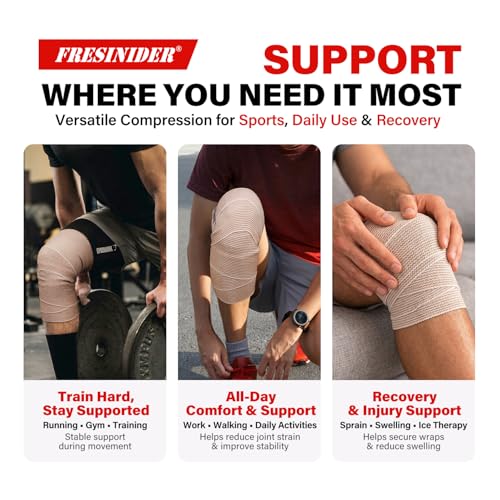 Premium Elastic Bandage Wrap 8 Pack (8 Count)