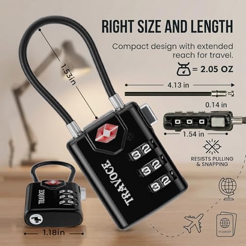 TSA Approved Luggage Locks