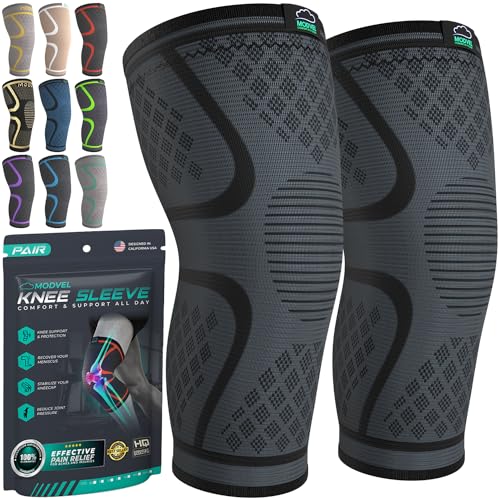 Compression Knee Brace for Women & Men (2 Count)
