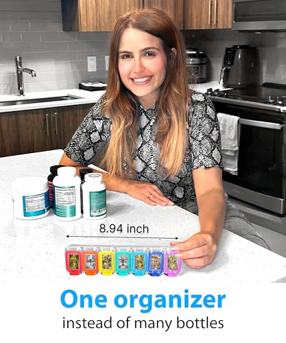 Weekly Pill Organizer 1 time a Day (7 Count)