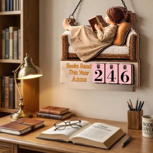 Personalized Books Read This Year Counter