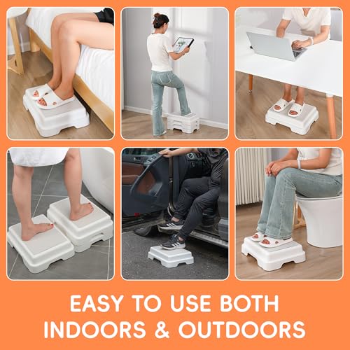 Shower Bath Step Stackable Bathtub Non Slip Safety Step Stool