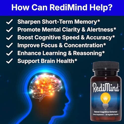 Natural Cognitive Support and Brain Supplement (30 Count)