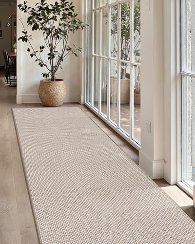Runner Rug 36"x120"Non Slip Rubber Backing Hallway Rug