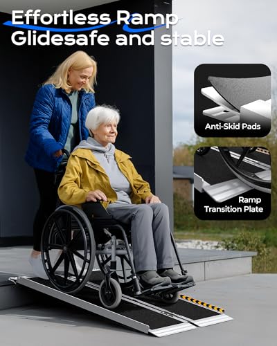 Portable Wheelchair Ramps 2FT for Home Steps