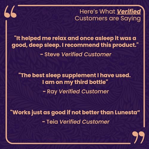 Natural Sleep Aid with Magnesium Glycinate (60 Count)