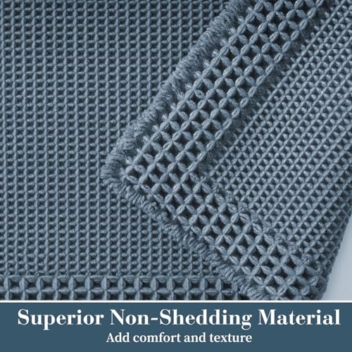 Waffle Bath Mat for Bathroom (2.8333 Sq Ft)