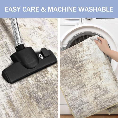 Round Area Rug 5 Ft Circle Entryway Rugs Round Washable Door Mat Indoor Entrance (25 Count)