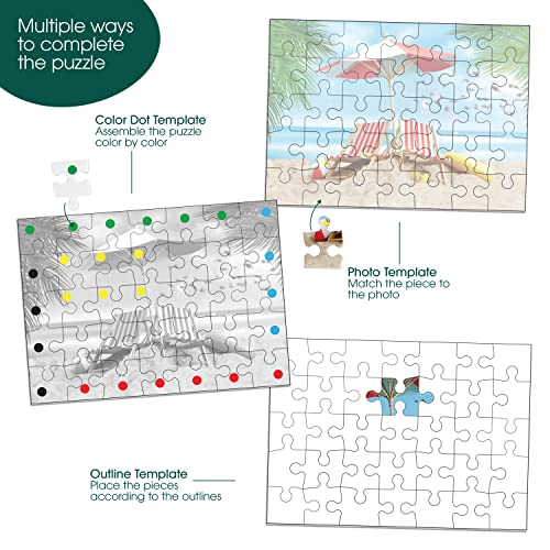 Beachfront Dementia Puzzles Activities for Seniors (35 Count)