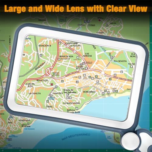 Rechargeable Magnifying Glass with Light for Reading