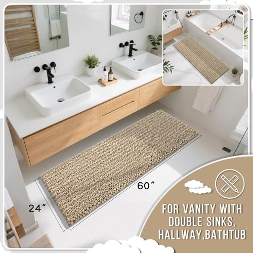 Bathroom Runner Rug 60x24 Inch (10.0333 Sq Ft) - Bel Marant