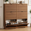 Shoe Cabinet Storage for Entryway with 6 Flip Drawers